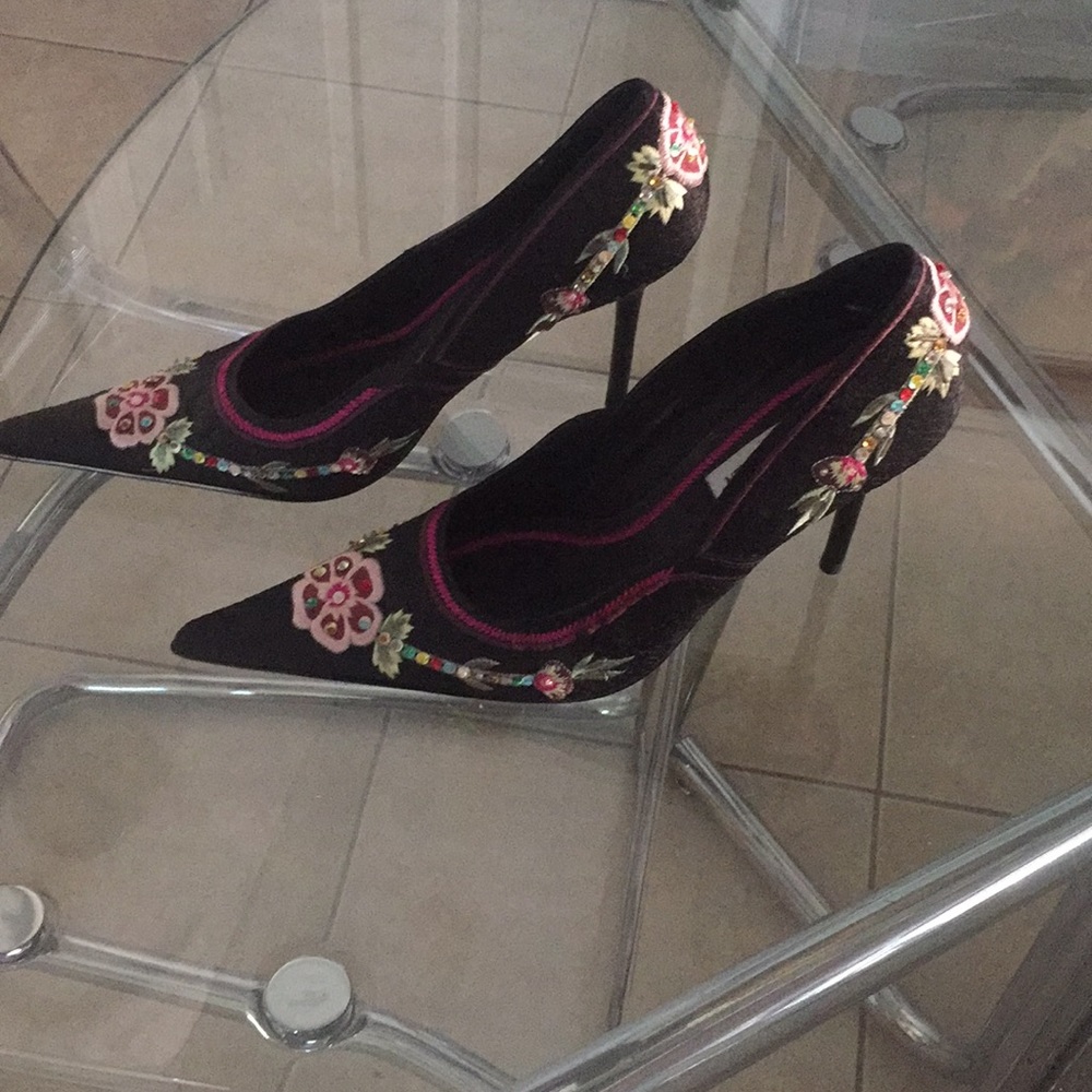 Steve Madden Black With Sequence Embedded - image 2